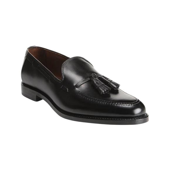 NEW ALLEN EDMONDS men´s grayson tassel loafer in black